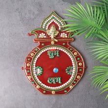 Decorative Kalash Wall Hanging with Shubh Labh (1 Pc)