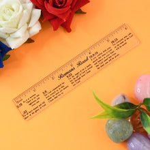 Romans Road Scripture Printed Plastic Ruler 6 Inch