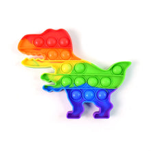 Fun Dinosaur Shaped Push Pop Bubble Toy