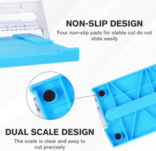 Paper Cutter, A5 Mini Paper Cutter, Portable Paper Cutting Machine (1 Pc / Mix Color)