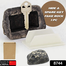Realistic Fake Rock Key Hider – Weatherproof Outdoor Key Storage for Emergencies (1 Pc)