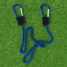 Carabiner Bungee Cords with Hook Tie Downs Luggage Strap Carrying Bag Secure (1 Pc / Mix Color)