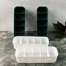 5 Compartments Socks / Handkerchief / Underwear Storage Box Socks Drawer Closet Organizer Storage Boxes (pack of 4)